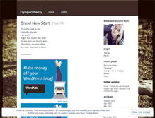 Tablet Screenshot of flysparrowfly.wordpress.com