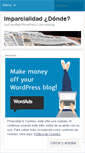 Mobile Screenshot of imparcialidadinformativa.wordpress.com