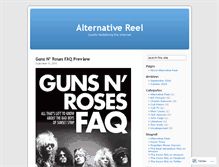 Tablet Screenshot of alternativereel.wordpress.com