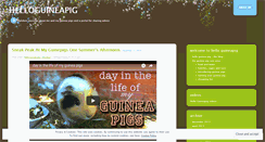 Desktop Screenshot of helloguineapig.wordpress.com