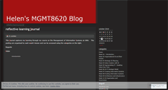 Desktop Screenshot of mgmt8620.wordpress.com