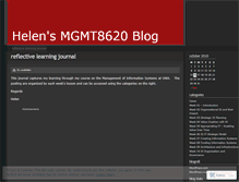 Tablet Screenshot of mgmt8620.wordpress.com