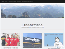 Tablet Screenshot of heelstowheels.wordpress.com