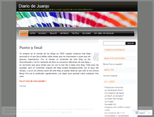 Tablet Screenshot of diariodejuanjo.wordpress.com