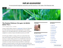 Tablet Screenshot of notaneconomist.wordpress.com