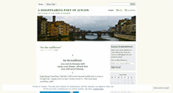 Desktop Screenshot of intothestrenuousbriefness.wordpress.com