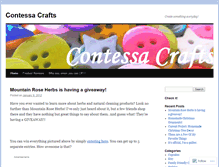 Tablet Screenshot of contessacrafts.wordpress.com