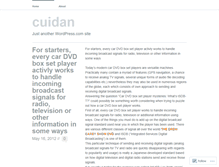 Tablet Screenshot of cuidan.wordpress.com