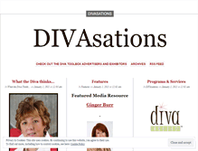 Tablet Screenshot of divasations.wordpress.com