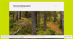 Desktop Screenshot of gronomradesgruppen.wordpress.com