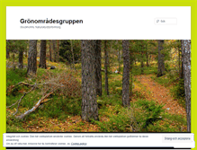 Tablet Screenshot of gronomradesgruppen.wordpress.com