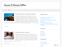 Tablet Screenshot of lessonsinrussianculture.wordpress.com