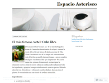 Tablet Screenshot of espacioasterisco.wordpress.com