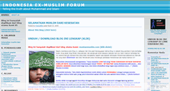 Desktop Screenshot of exmuslim.wordpress.com