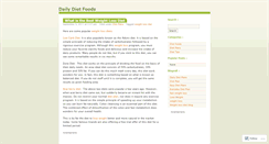 Desktop Screenshot of dailydietfoods.wordpress.com