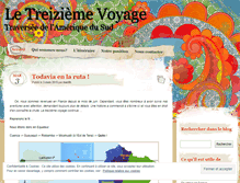 Tablet Screenshot of letreiziemevoyage.wordpress.com