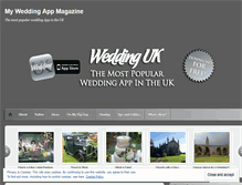 Tablet Screenshot of myweddingappmag.wordpress.com