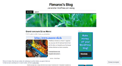 Desktop Screenshot of fbmaroc.wordpress.com