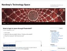 Tablet Screenshot of navdeep19.wordpress.com