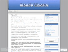 Tablet Screenshot of mondobizarro.wordpress.com