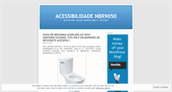 Desktop Screenshot of nbr9050acessibilidade.wordpress.com