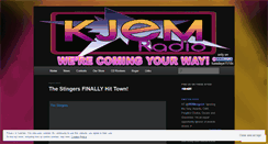 Desktop Screenshot of kjemradio.wordpress.com