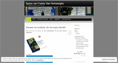 Desktop Screenshot of frankyvanherreweghe.wordpress.com