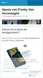 Mobile Screenshot of frankyvanherreweghe.wordpress.com