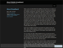 Tablet Screenshot of infomobileebroadband.wordpress.com