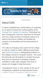Mobile Screenshot of computingforgood.wordpress.com