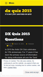 Mobile Screenshot of dxquiz.wordpress.com