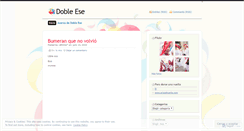 Desktop Screenshot of dobles.wordpress.com