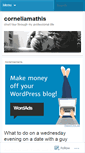 Mobile Screenshot of corneliamathis.wordpress.com