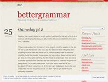 Tablet Screenshot of bettergrammar.wordpress.com