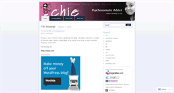 Desktop Screenshot of chieyu.wordpress.com