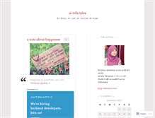 Tablet Screenshot of amaliaifanaa.wordpress.com