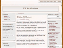Tablet Screenshot of bcfreviews.wordpress.com