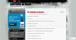 Desktop Screenshot of cantinhodamada.wordpress.com