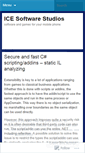 Mobile Screenshot of icesoftware.wordpress.com
