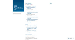 Desktop Screenshot of cccfoundation.wordpress.com