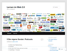 Tablet Screenshot of meinlernen.wordpress.com