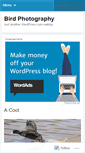 Mobile Screenshot of birdphotographygallery.wordpress.com