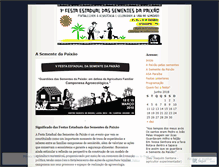 Tablet Screenshot of festasementedapaixao.wordpress.com