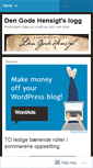 Mobile Screenshot of dengodehensigt.wordpress.com