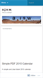Mobile Screenshot of ajsw.wordpress.com