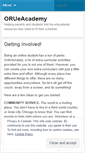 Mobile Screenshot of orueacademy.wordpress.com
