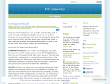 Tablet Screenshot of orueacademy.wordpress.com