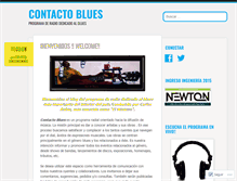 Tablet Screenshot of contactoblues.wordpress.com