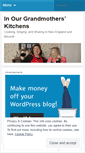 Mobile Screenshot of ourgrandmotherskitchens.wordpress.com