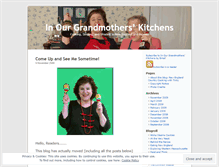 Tablet Screenshot of ourgrandmotherskitchens.wordpress.com
